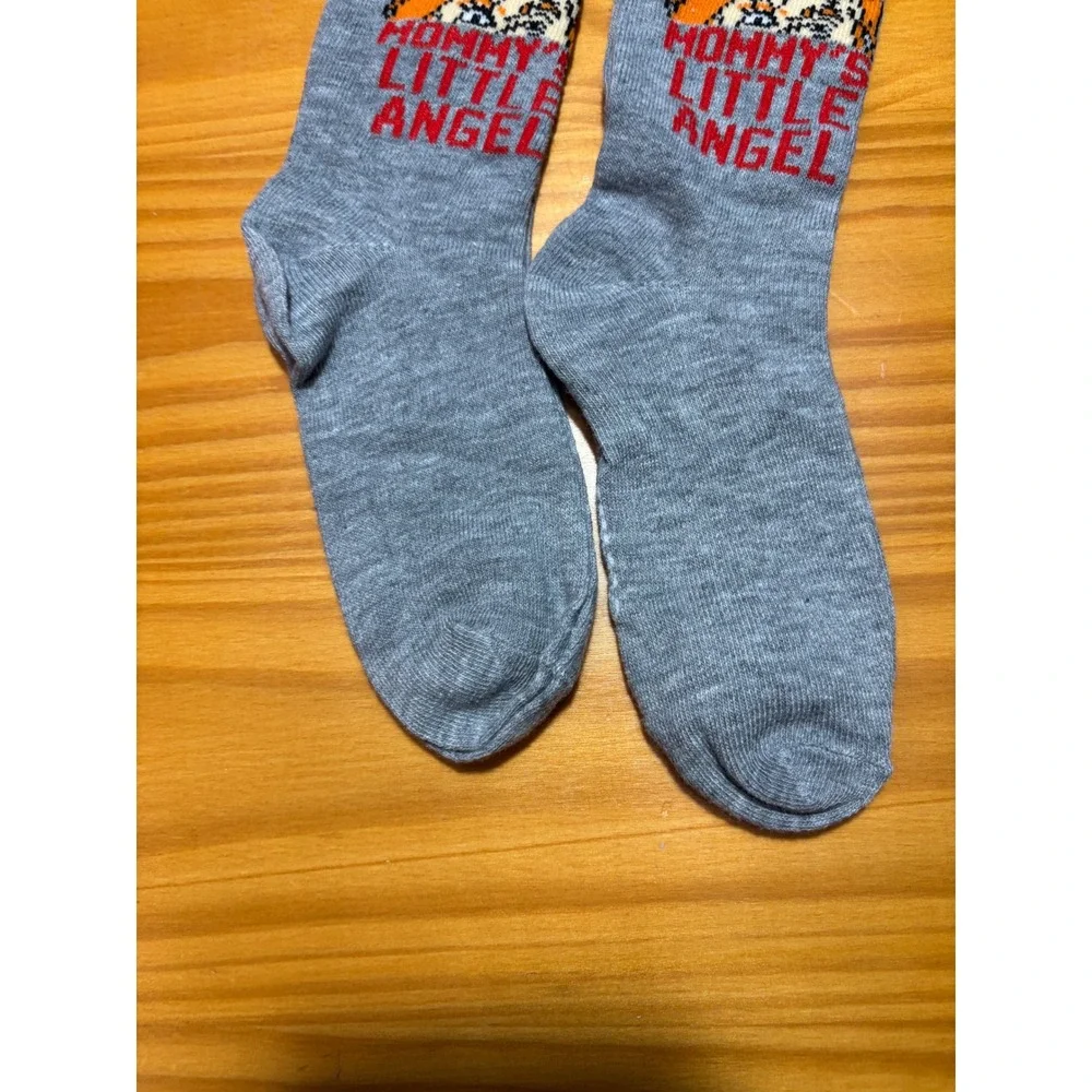 Chucky Kids Socks Mommy's Little Angel Gray Movie Horror‎ Child's Play